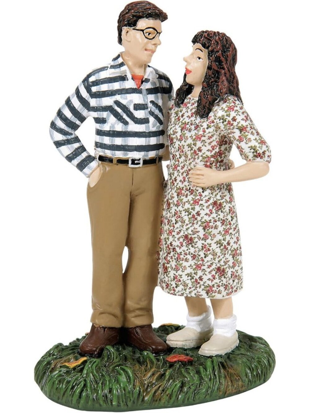 Beetlejuice Village Accessories Figurine Set - Adam & Barbara Maitland, 3.54